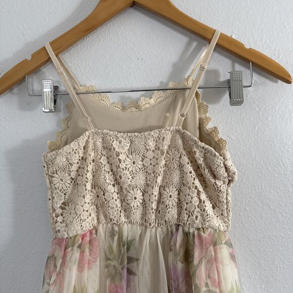 Zunie Dress Kids Floral 8 Tulle Tiered Ball Gown Formal Party Holiday - Picture 5 of 10